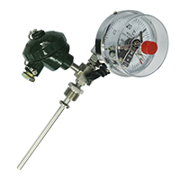 WSS-402帶熱電偶/阻溫度變送器的雙金屬溫度計(jì)